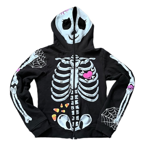 Holiday Editions Other - 💀Holiday Editions Skeleton Jacket With Hood